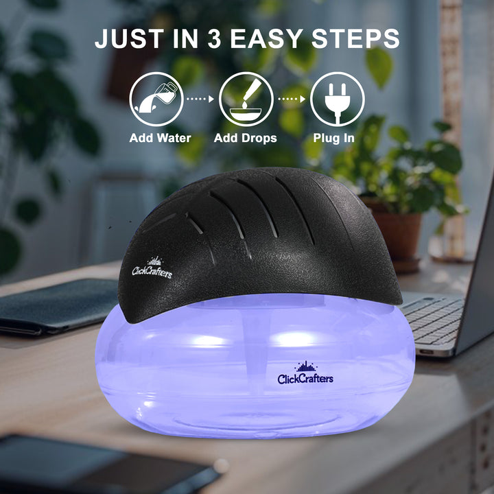 Water Air Purifier with 7-Color LED Light – Freshens, Deodorizes & Aromatizes Air - ClickCrafters